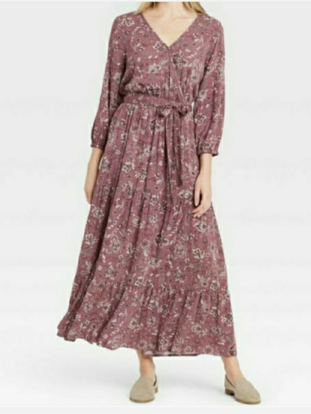 Womens Knox Rose Wrap Style Maxi Dress